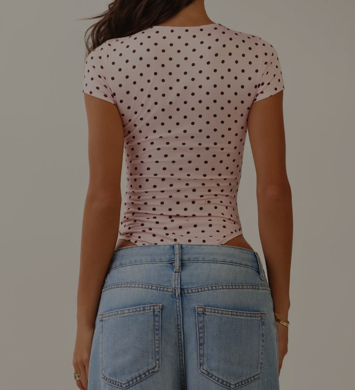dotted daisy body suit