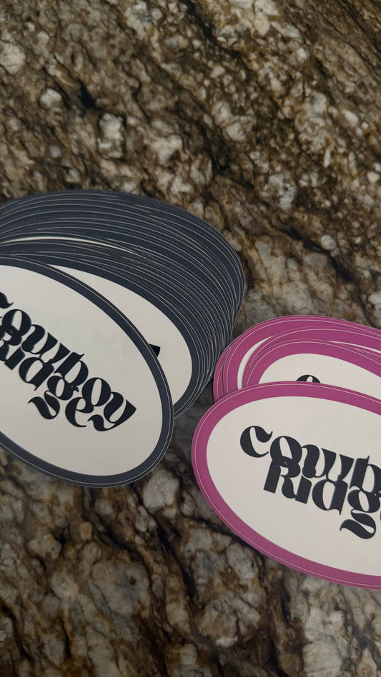 cowboy ridge stickers